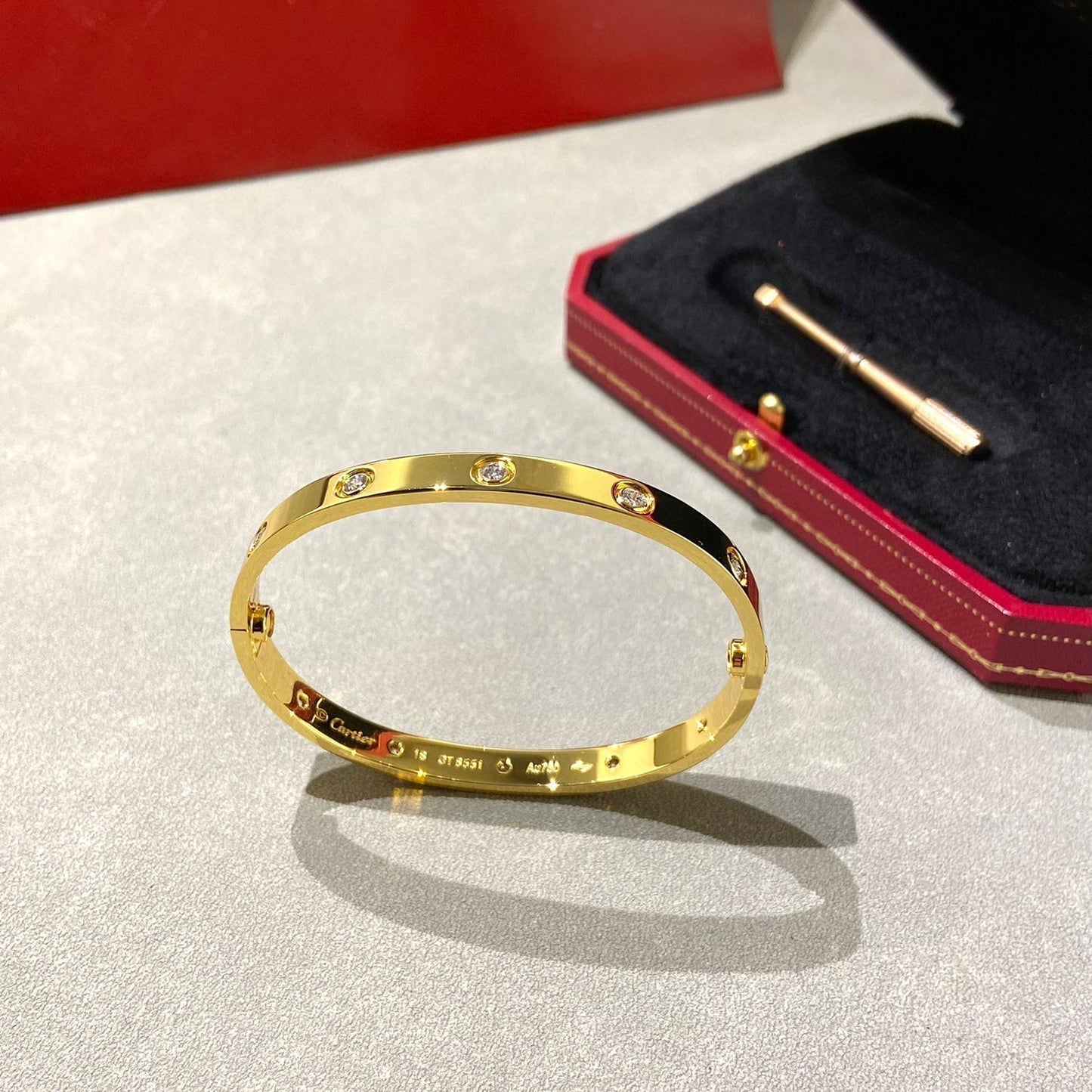 ¡®Lume Jewels¡¯LOVE BRACELET 6.1MM 10 DIAMONDS