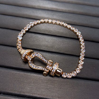 ¡®Lume Jewels¡¯FORCE  HORSESHOE  DIAMOND TENNIS BRACELET