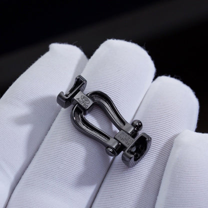 ¡®Lume Jewels¡¯FORCE LARGE SERIES HORSESHOE BLACK SAMURAI BRACELET