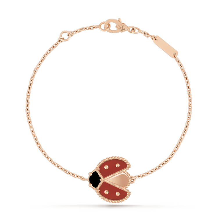 ¡®Lume Jewels¡¯LUCKY SPRING 1 MOTIF PINK GOLD BRACELET