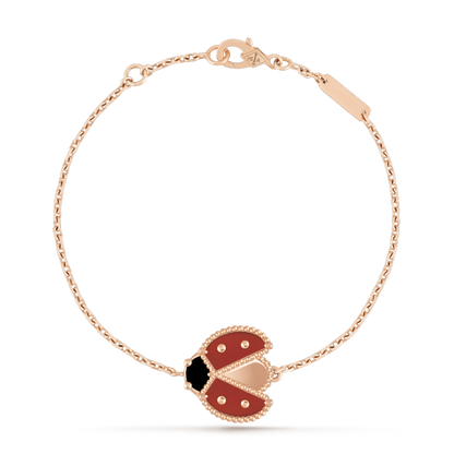 ¡®Lume Jewels¡¯LUCKY SPRING 1 MOTIF PINK GOLD BRACELET