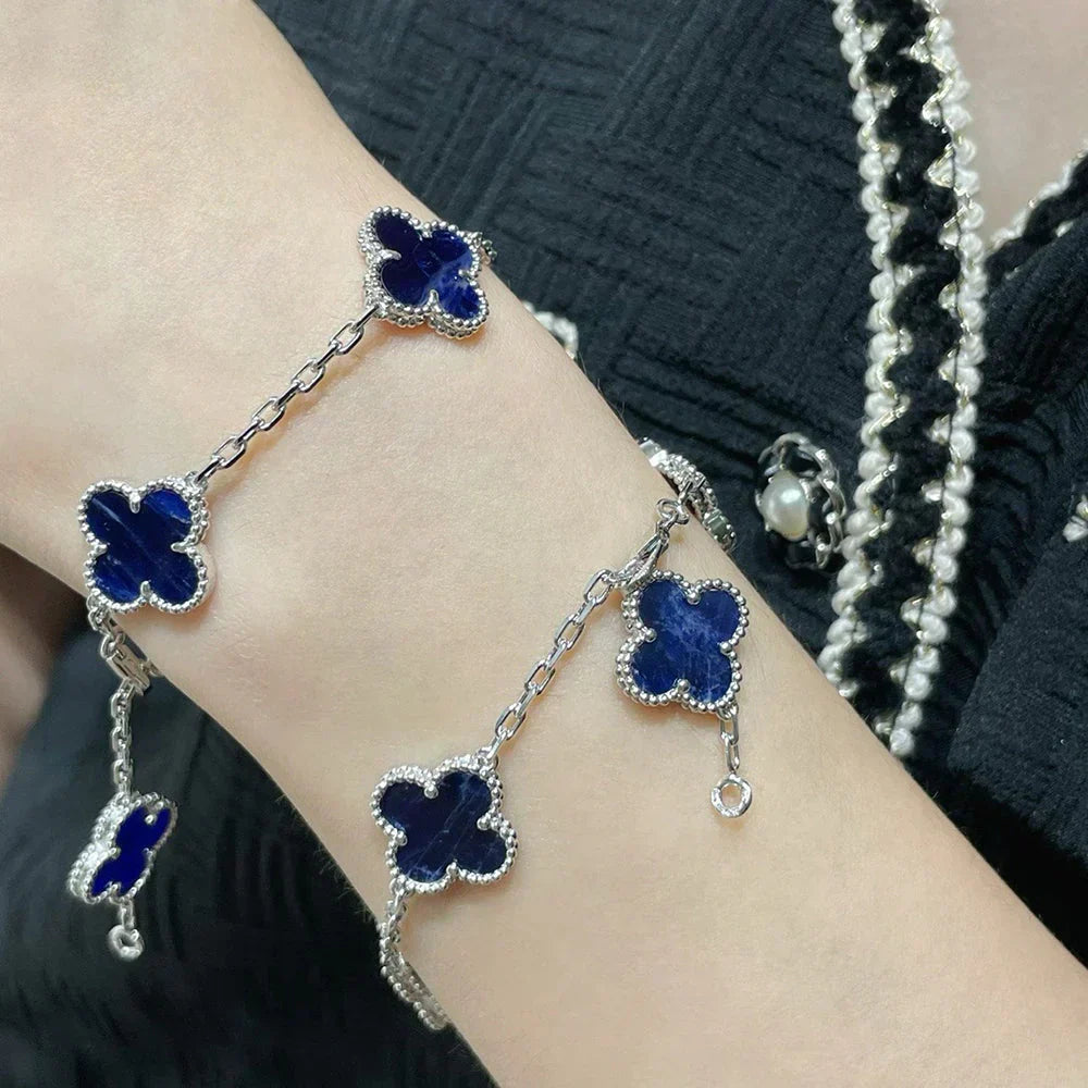 [Lume Jewels]New CLOVER 5 MOTIF PIETERSITE BRACELET COLLECTION