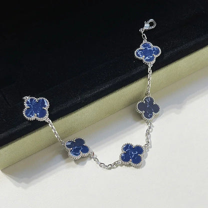 [Lume Jewels]New CLOVER 5 MOTIF PIETERSITE BRACELET COLLECTION