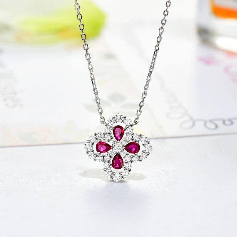 ¡®Lume Jewels¡¯LOOP NECKLACE FULL MOTIF DIAMOND 16MM MULTIPLE COLORS