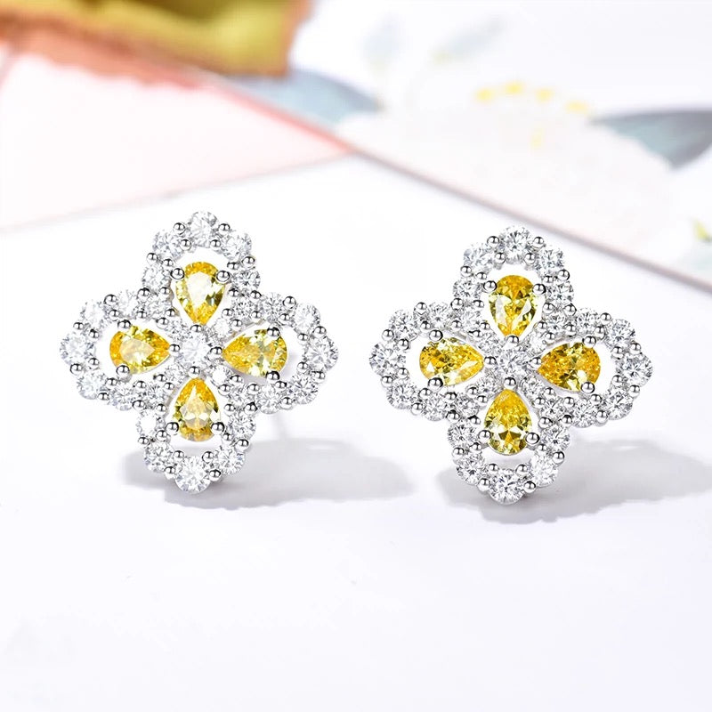 ¡®Lume Jewels¡¯LOOP EARRINGS FULL MOTIF DIAMOND 16MM