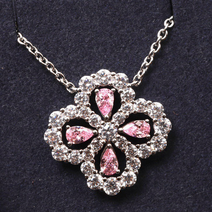 ¡®Lume Jewels¡¯LOOP NECKLACE FULL MOTIF DIAMOND 16MM MULTIPLE COLORS