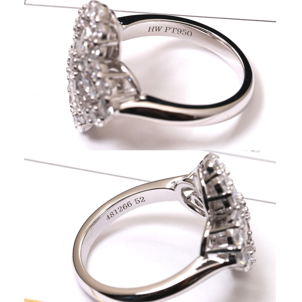 ¡®Lume Jewels¡¯LOOP RING FULL MOTIF DIAMOND 16MM SILVE