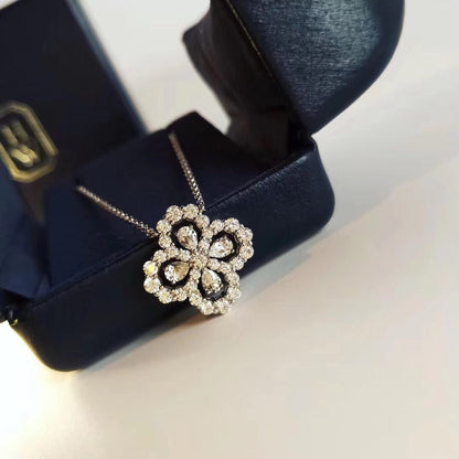 ¡®Lume Jewels¡¯LOOP NECKLACE FULL MOTIF DIAMOND 16MM MULTIPLE COLORS