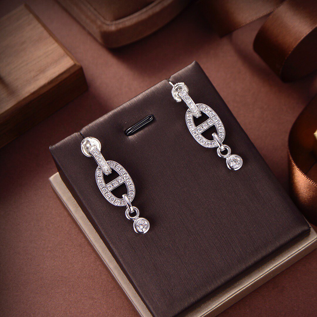 ¡®Lume Jewels¡¯HM CHAINE DIAMOND EARRINGS