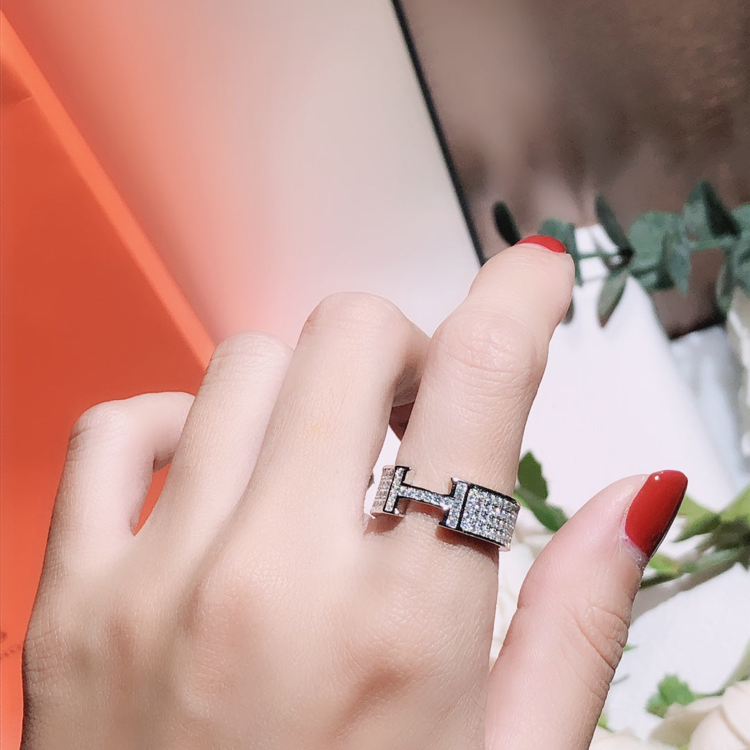 ¡®Lume Jewels¡¯H RING FULL DIAMOND