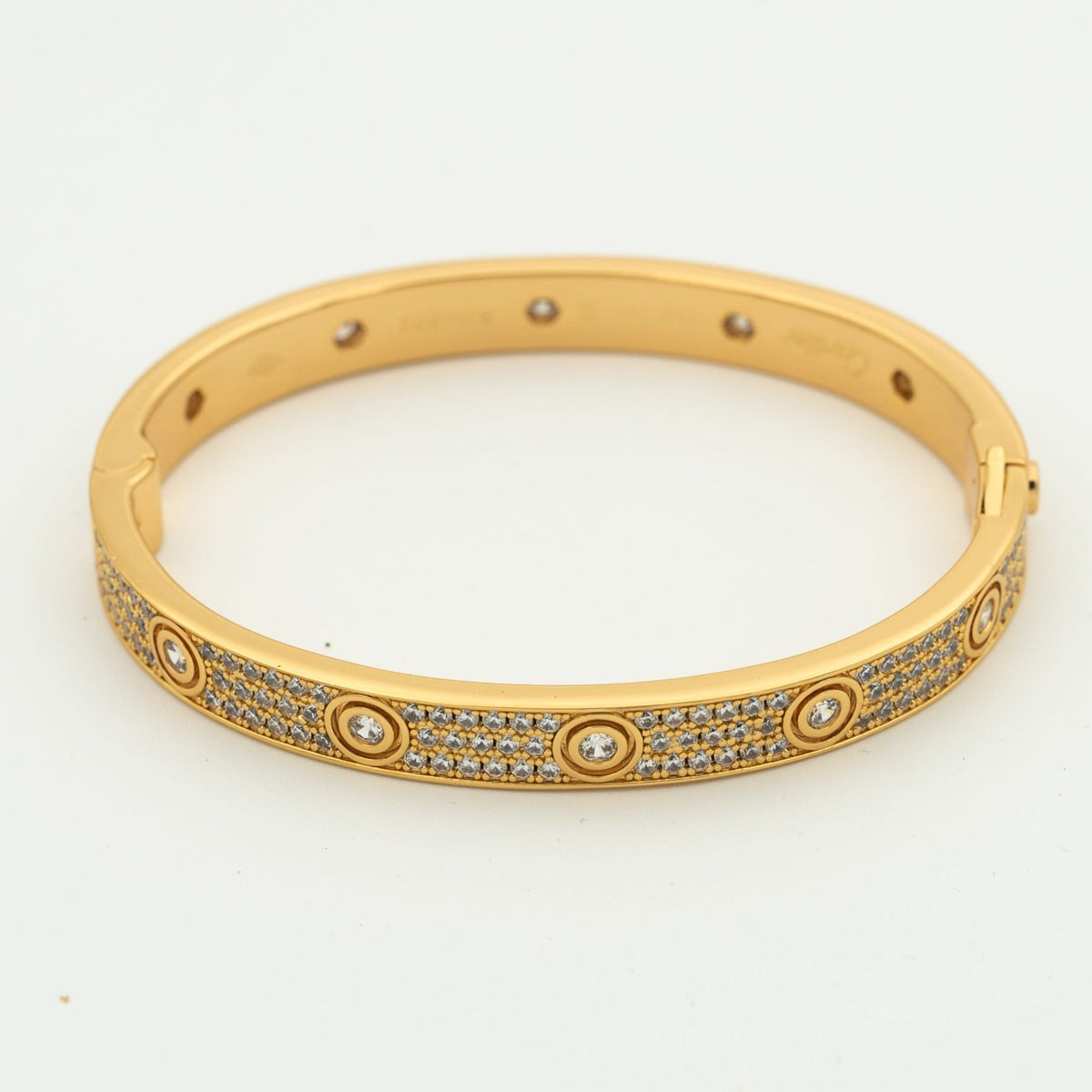 ¡®Lume Jewels¡¯LOVE BRACELET 6.1MM DIAMOND-PAVED 10 BIG DIAMONDS