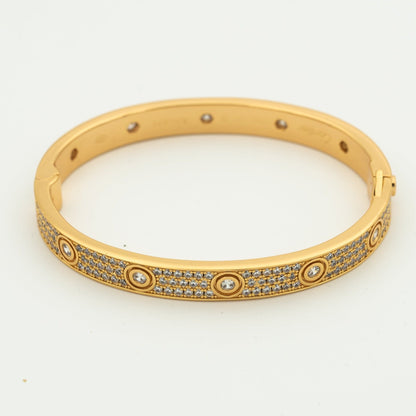 ¡®Lume Jewels¡¯LOVE BRACELET 6.1MM DIAMOND-PAVED 10 BIG DIAMONDS