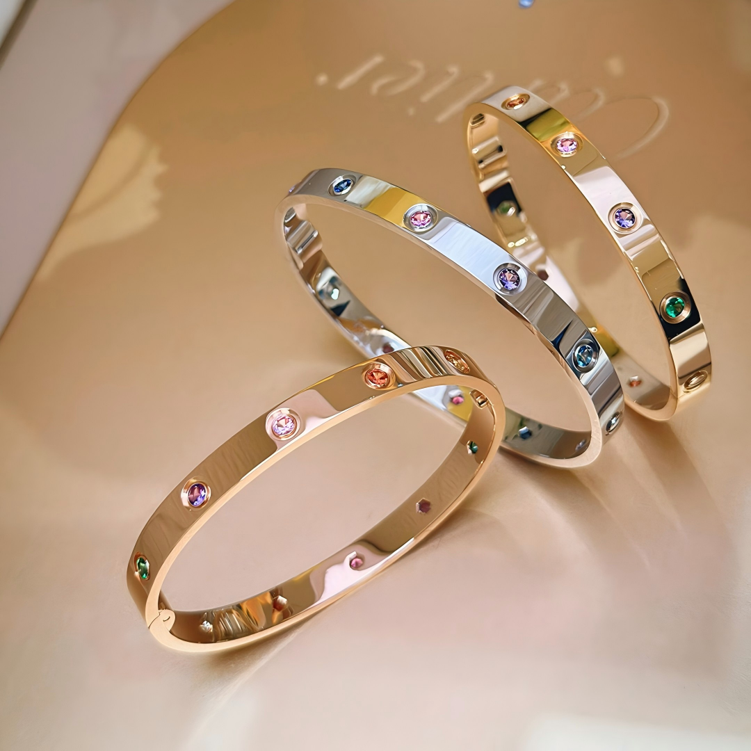 [Lume Jewels]2026 RAINBOW LOVE BRACELET 6.1MM  10 DIAMONDS