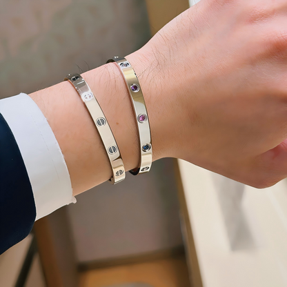 [Lume Jewels]2026 RAINBOW LOVE BRACELET 6.1MM  10 DIAMONDS