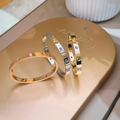 [Lume Jewels]2026 RAINBOW LOVE BRACELET 6.1MM  10 DIAMONDS