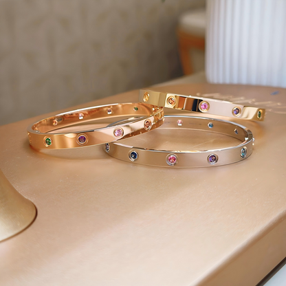 [Lume Jewels]2026 RAINBOW LOVE BRACELET 6.1MM  10 DIAMONDS