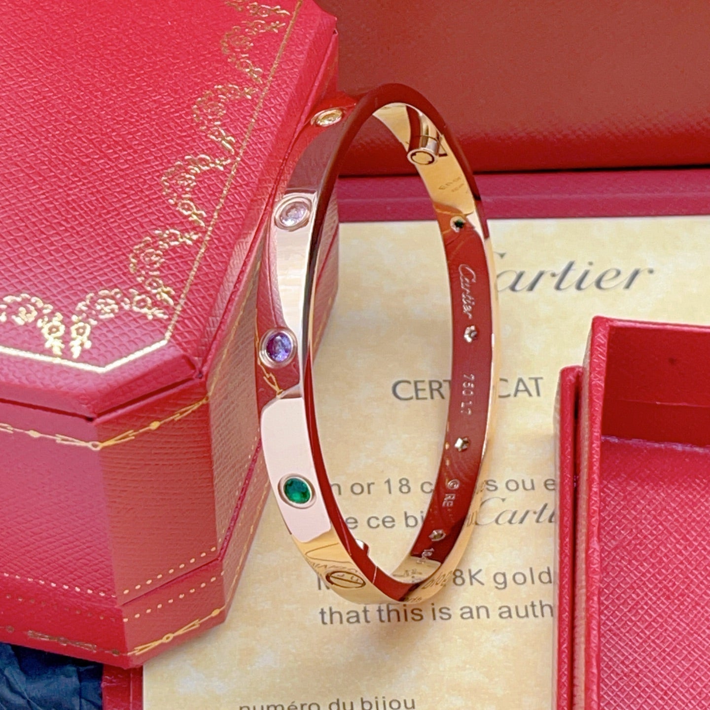 [Lume Jewels]2026 RAINBOW LOVE BRACELET 6.1MM  10 DIAMONDS