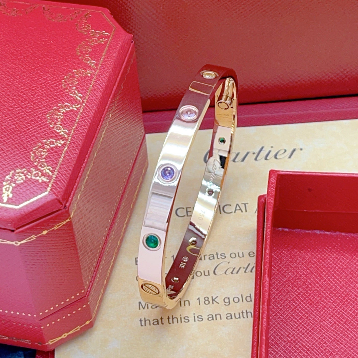 [Lume Jewels]2026 RAINBOW LOVE BRACELET 6.1MM  10 DIAMONDS