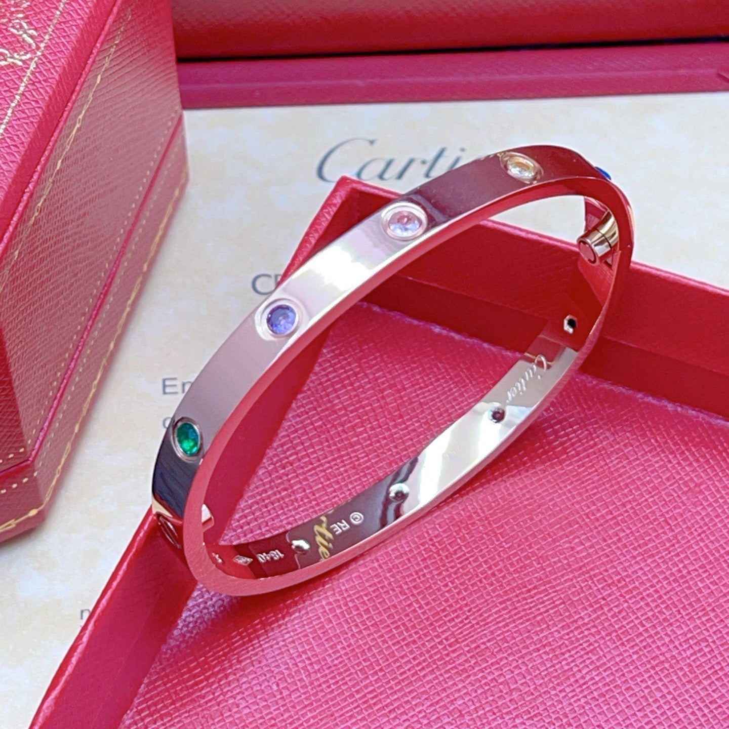 [Lume Jewels]2026 RAINBOW LOVE BRACELET 6.1MM  10 DIAMONDS