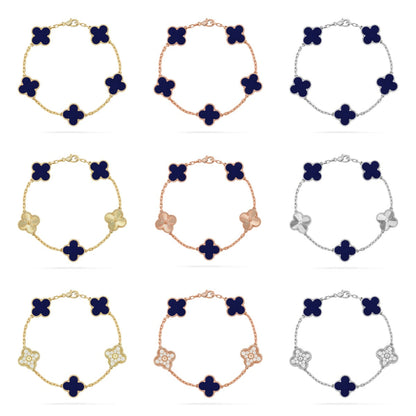 [Lume Jewels]New CLOVER 5 MOTIF LAPIS LAZULI BRACELET COLLECTION