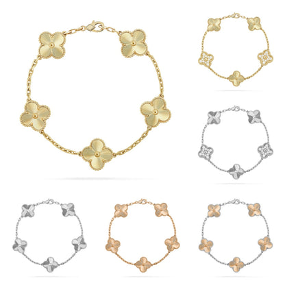[Lume Jewels]New  CLOVER 5 MOTIF LASER BRACELET COLLECTION