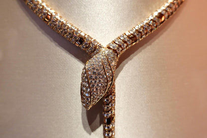 [✨Lume Jewels✨]HAUTE COUTURE GOLD SERPENTI NECKLACE
