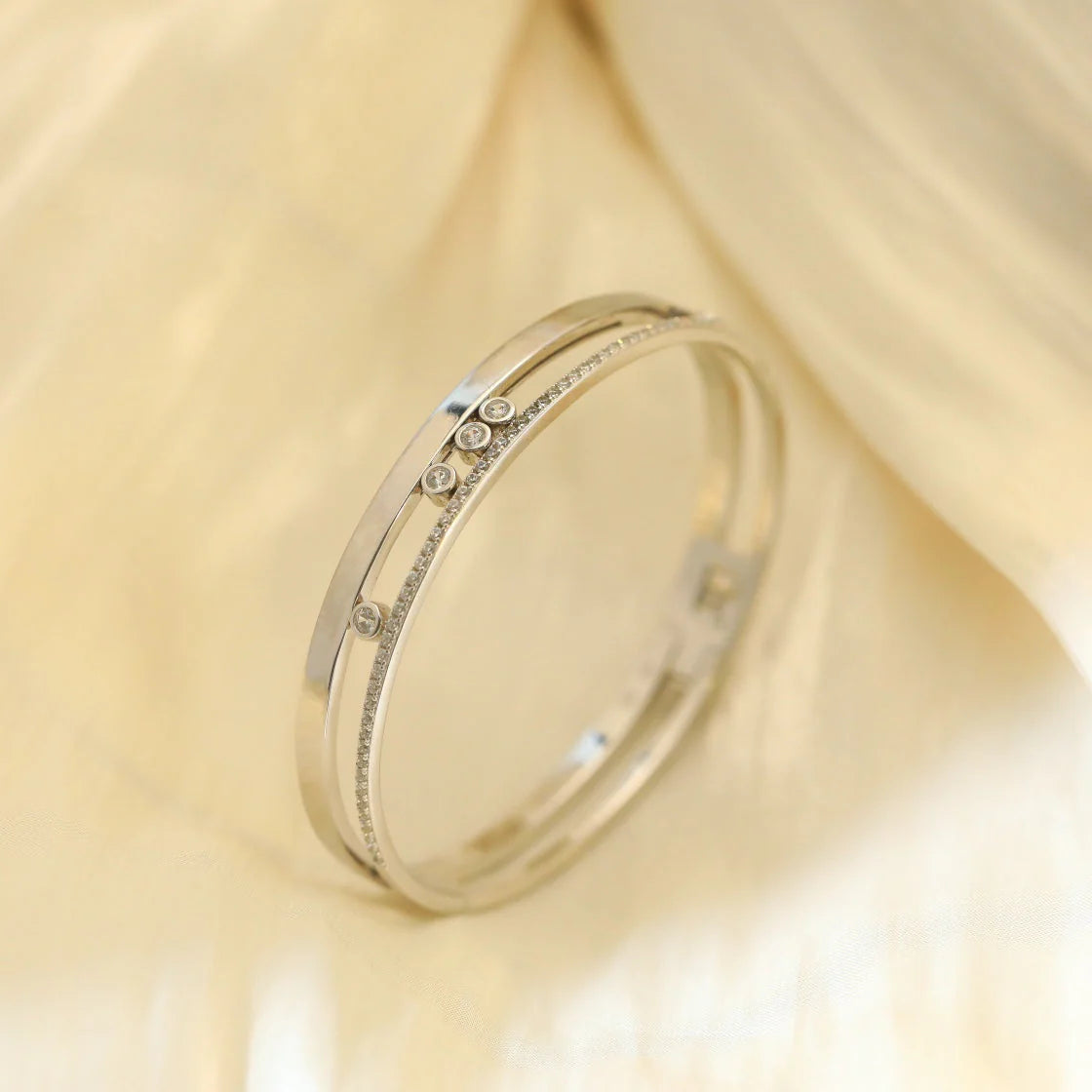 [Lume Jewels]Move Romane Diamond Bangle Bracelet