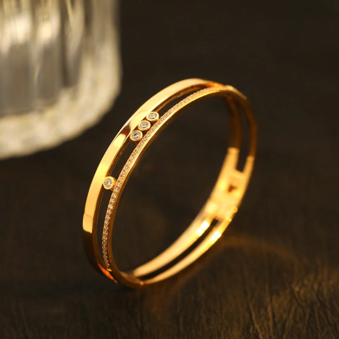 [Lume Jewels]Move Romane Diamond Bangle Bracelet