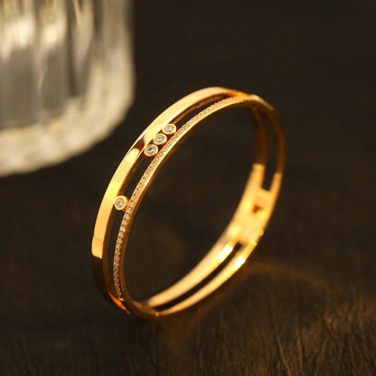[Lume Jewels]Move Romane Diamond Bangle Bracelet