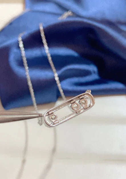 [Lume Jewels] MK MOVE FULL DIAMOND NECKLACE