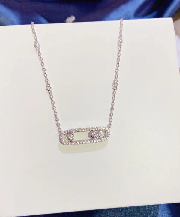 [Lume Jewels] MK MOVE FULL DIAMOND NECKLACE