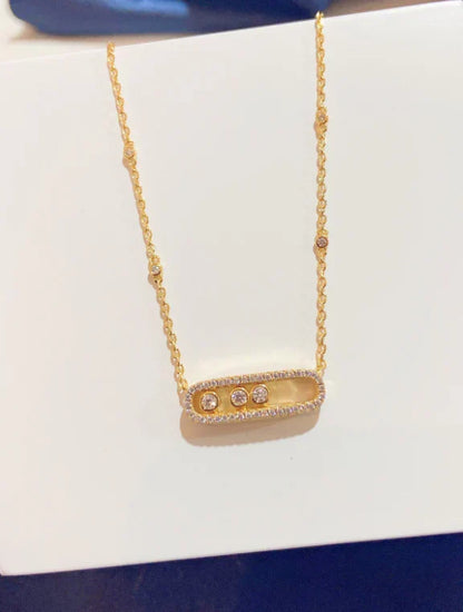 [Lume Jewels] MK MOVE FULL DIAMOND NECKLACE