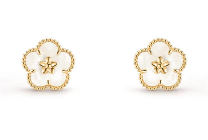 [Lume Jewels]LUCKY WHITE MOP EARRINGS