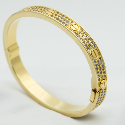 ¡®Lume Jewels¡¯LOVE BRACELET 6.1MM DIAMOND-PAVED