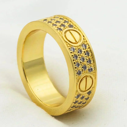 ¡®Lume Jewels¡¯LOVE RING 5.5MM DIAMONDS PAVED