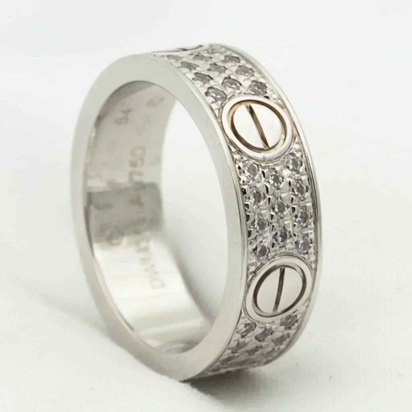 ¡®Lume Jewels¡¯LOVE RING 5.5MM DIAMONDS PAVED