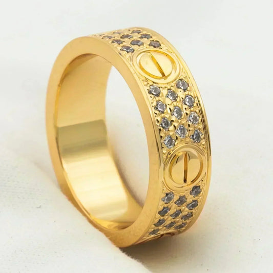 ¡®Lume Jewels¡¯LOVE RING 5.5MM DIAMONDS PAVED