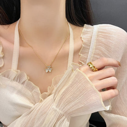¡®Lume Jewels¡¯FLOWER DIAMOND NECKLACE