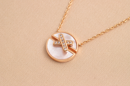 ¡®Lume Jewels¡¯JEUX DE PINK GOLD DIAMOND NECKLACE