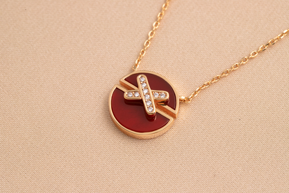 ¡®Lume Jewels¡¯JEUX DE PINK GOLD DIAMOND NECKLACE