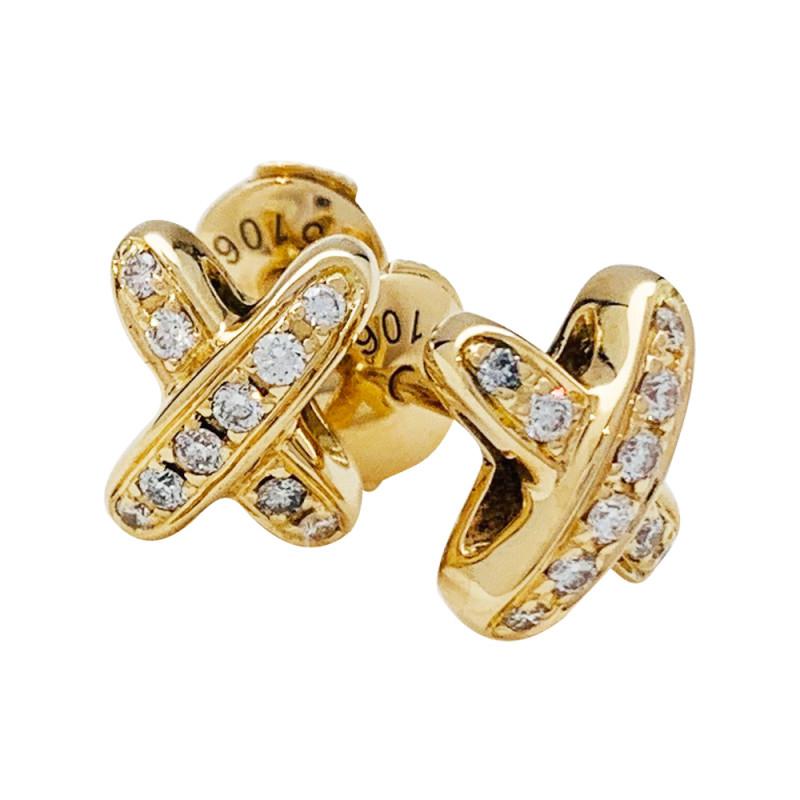 ¡®Lume Jewels¡¯JEUX DE GOLD DIAMOND EARRINGS