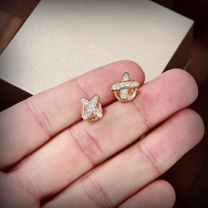 ¡®Lume Jewels¡¯JEUX DE GOLD DIAMOND EARRINGS