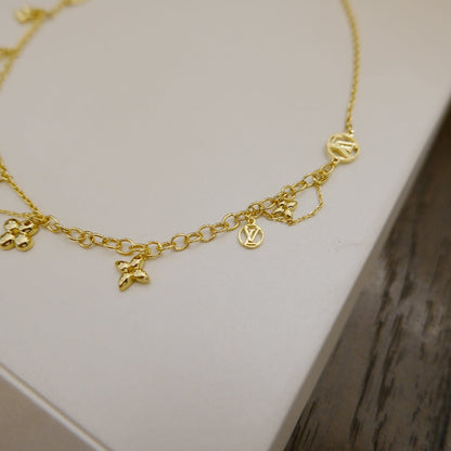 ¡®Lume Jewels¡¯BLOOMING SUPPLE NECKLACE BRASS