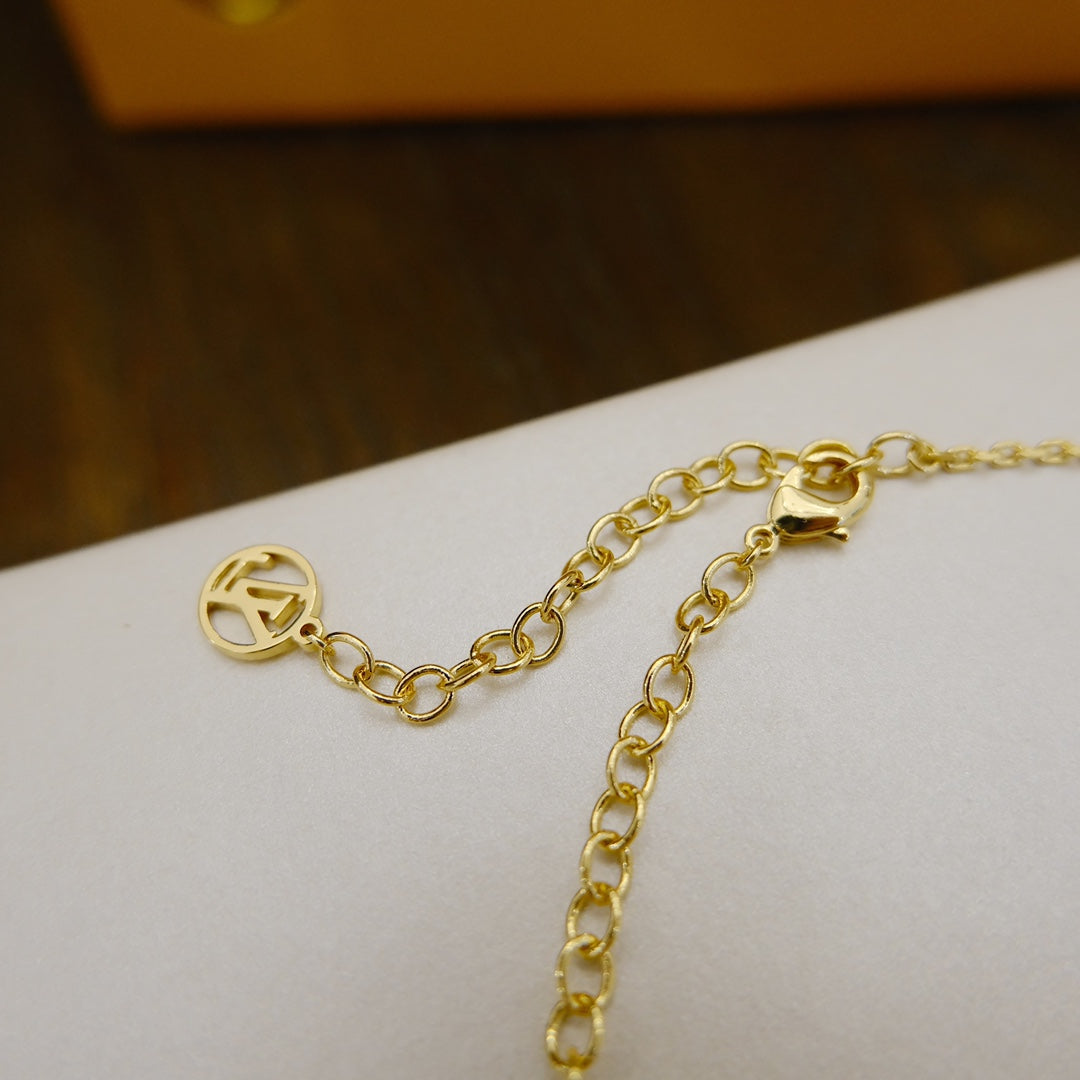 ¡®Lume Jewels¡¯BLOOMING SUPPLE NECKLACE BRASS