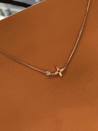 ¡®Lume Jewels¡¯BLOSSOM PENDANT PINK GOLD AND DIAMOND