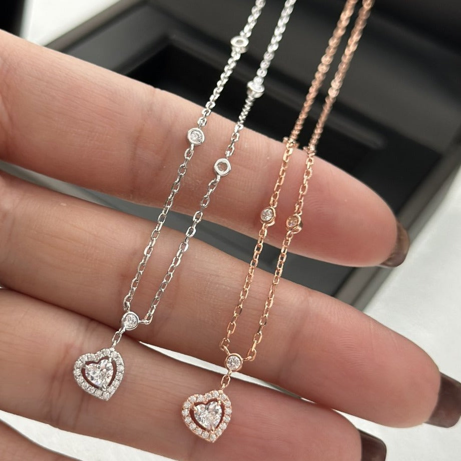 [Lume Jewels]JOY HEART DIAMOND NECKLACE