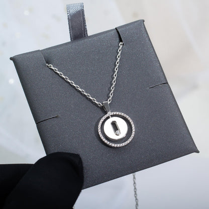 [Lume Jewels]LUCKY MOVE PM NECKLACE SILVER DIAMOND