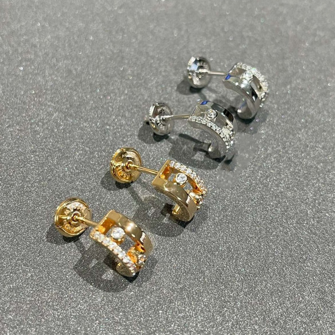 [Lume Jewels]MOVE ROMANE EARRINGS DIAMOND