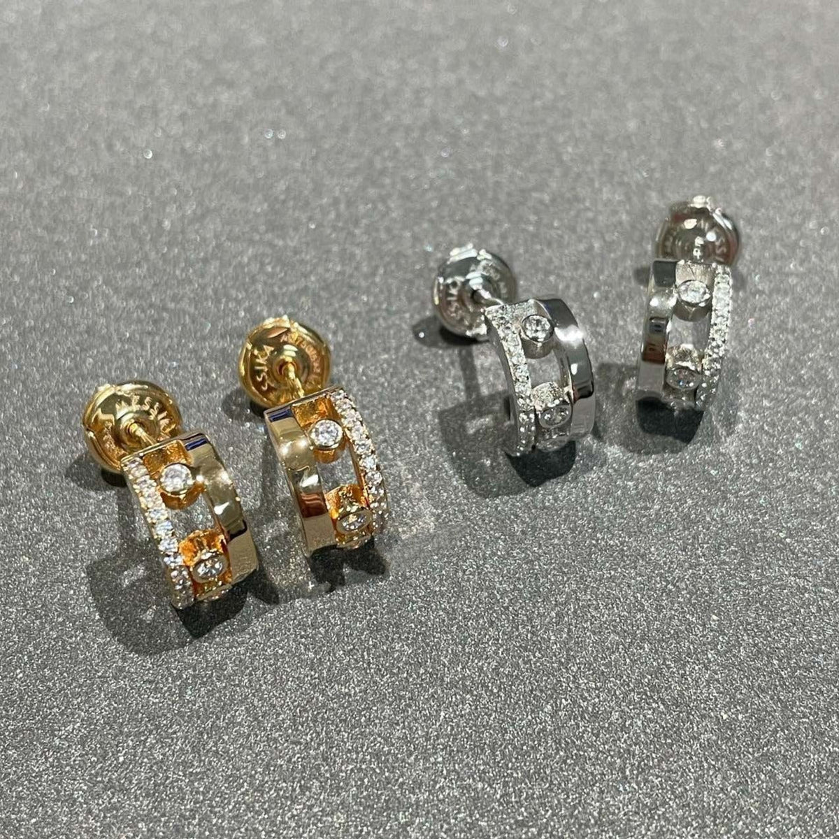 [Lume Jewels]MOVE ROMANE EARRINGS DIAMOND