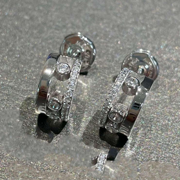 [Lume Jewels]MOVE ROMANE EARRINGS DIAMOND
